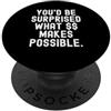 Mindset Motivational Empowering Perspect Sarai sorpreso di ciò che rende possibile uomini e donne motivazionali PopSockets PopGrip Adesivo