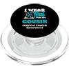 Cervical Cancer Awareness Teal Ribbon Ap I Wear Teal For My Cousin - Nastro per sensibilizzazione sul cancro cervicale PopSockets PopGrip per MagSafe