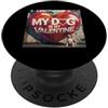 Beagle Puppy Lover PS My Dog Is My Valentine Beagle Street Graffiti Amante dei cani PopSockets PopGrip Adesivo