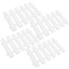 POPETPOP 1 Set La Recinzione Bordure Aiuole Barriera Recinzione Del Giardino Cancello Del Confine Piscina Siepe Recinzione Da Giardinaggio Recinzione Del Patio Plastica Bianca 4 Pz
