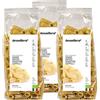 Amoreterra, (3 Pz.) Pasta Senatore Cappelli Bio Rigatoni 500g, Grani antichi, artigianale biologica, trafila al bronzo, essiccata bassa temperatura