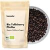 Kamelur 200g di pepe Tellicherry BIO, pepe nero intero perfetto per macinapepe o mortaio