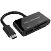 Gembird Card reader usb Gembird UHB-CR3-02 Usb-C SDXC Nero [UHB-CR3-02]