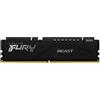 Kingston Ram DIMM DDR5 8GB Kingston Fury Beast 6000Mhz CL36 1.35V Nero [KF560C36BBE-8BK]
