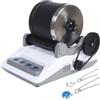 Generic Kit bicchiere elettrico per roccia con timer, lucidatrice professionale per gemme, include smerigliatrice rimovibile e accessori per grana