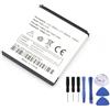 GDDGFVKV 3,7 V, 800 mAh, 2,96 Wh, SHELL01A, batteria compatibile con Doro PhoneEasy 409, 409 GSM, 410, 410 GSM, 605, 605 GSM, 610 GSM, 612 GSM