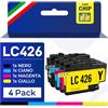 Supply Guy LC426 Cartucce compatibili con Brother LC 426 LC426VAL per MFC-J4335DW MFC-J4340DW MFC-J4340DWE MFC-J4540DW Multipack 4 Cartucce d'inchiostro