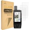 Mr.Shield Pellicola Protettiva per Garmin GPSMAP H1 / H1i Plus Vetro Temperato [9H Durezza] [3 Pezzi] Protezione Schermo Senza Bolle