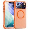Beeasy per iPhone 17 Pro Cover Impermeabile IP68 con Magsafe, 360 Militare Antiurto Protezione Schermo Integrata, Custodia Magnetica Rugged Resistente, 6,3, Arancione