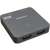 Marmitek Switch HDMI 8K60 Marmitek AS28-4K120 gaming fluido - HDMI 2.1 2 ingressi 1 uscita - 48 Gbit/s VRR ALLM QMS QFT - commutazione automatica - selettore HDMI
