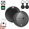 TDTOD Smart Tag Tracker Android, Tracker Bluetooth Localizzatore Compatibile con "Google Find Hub", Air Tracker Tags Batteria Sostituibile Trova Oggetti per Chiavi/Bagagli/Borsa a Mano (2 pack)
