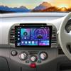 LICHENGTAI 2G+32G Android 13 Autoradio 2 Din per Nissan Micra K12 2002-2009 9 Pollici Touchscreen Radio con Carplay e Android Auto Navi GPS Bluetooth WiFi Telecamera Posteriore