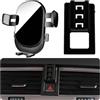 Kacarx Porta Cellulare Auto Per Volkswagen Golf accessori [Solo compatibile con VW Golf 7, VII, MK7 anni 2012-2020] Rotativo 360°、Funzionamento a una mano、Facile da installare