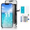 Hoonyer Set di Ricambio per iPhone 11 Display, Schermo 3D Touch con Cornice e digitalizzatore, con Strumento di Riparazione, Adesivo Impermeabile e Protezione Schermo