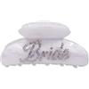 YUNHENTONG Mollettone Capelli,Pinze per Capelli Donna,Antiscivolo Mollettone per Capelli,Capelli Clip Artiglio, Accessori per Capelli alla Moda per Donne e Ragazze (Bianco)