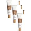 Generico BB Blur Tinted Moisturizer, protezione solare SPF 30, primer colorato BB Cream con pennello, lozione idratante per donne, idrata e leviga la pelle, copertura media, ampio spettro, illumina il trucco
