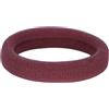 Whakano 100 elastici per capelli da donna, 4,3 cm, senza cuciture, elastici, per coda di cavallo, in nylon, spandex, per capelli, per donne, ragazze, uso quotidiano, rosso scuro B