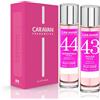 CARAVAN FRAGANCIAS - Confezione regalo con 2 profumi: n. 43 e n. 44 da 150 ml, per donna