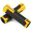 Voskooe manopole per moto Per BRIXTON Cromwell 125 250 1200 Crossfire 500 Storr 7/8'' 22MM Manopole CNC Copri Manubrio Accessori Moto(Yellow)