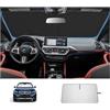 SHAOHAO [Upgrade] Parasole Compatibile con BMW X3 G01 2018-2025 Parasole Pieghevole con Rivestimento d'Argento, Protezione UV e Calore Efficace, Accessori Interni Auto