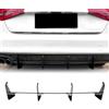 AUSMILA 1 diffusore paraurti posteriore a forma di pinna di squalo per Audi A4 B8.5 2013-2016, colore nero