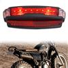 evermotor Fanale Posteriori a LED, 6-58V Fanale Posteriore per Bicicletta Approvati StVZO, Omologate E24 Luce Posteriore Moto con Riflettore per Portapacchi Posteriore da 50/80mm, Cavo da 1000mm