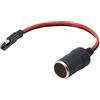 CERRXIAN, Cavo adattatore con prolunga, da 14 AWG, da presa femmina dell'accendisigari da auto, a connettore SAE a sgancio rapido per caricabatterie, da 12 V