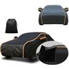 SDKFJ Telo Copertura per Jaguar F-Type Convertible Copertura Auto Impermeabile Traspirante Telo Macchina anti-UV Antipolvere Copriauto con Zip Laterale