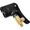 xlwen FFXN Connettore Valvola Pneumatica Universale, Connettore Valvola Bici, Adattatore a sgancio rapido in Ottone Clip-on, per Gonfiatori Pompa d'Aria Compressore Macchina