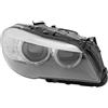 AOAPUMM Faro allo xeno destro, per BMW serie 5 F10 F11 2009-2013, con LED DRL, senza AFS, OE 63117271912, ricambio diretto, vetro trasparente nero, 12 V HID