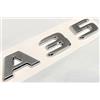 EmbemsCar A35 cromato baule posteriore auto emblema distintivo decalcomania compatibile con A35 Targhetta Numeri