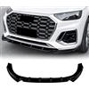 AUSMILA Kit spoiler labbro paraurti anteriore per Audi Q5 FY S Line 2021-2024