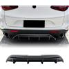 AUSMILA Kit corpo diffusore paraurti posteriore per Alfa Romeo Stelvio 2017-2024
