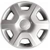 Generico Set 4 Copricerchi 14 Pollici Compatibili con Toyota Yaris 1999-2005 | Coppe Ruota in ABS Colore Argento | Copertura Cerchi per Ruote in Ferro | Montaggio Rapido