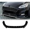 AUSMILA Spoiler splitter labbro paraurti anteriore per Ford Fiesta MK8 ST Line 2017-2020