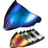 PSLER IC-06 visiera - Icon Airflite Visiera per Casco da Moto, Scudo per Viso, Accessori di Ricambio per Icon Airflite IC-06, Blu Trasparente