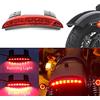 DREAMIZER Luci posteriori per moto, Bordo parafango rosso tritato Moto 8 LED Stop Freno in esecuzione Fanale posteriore per Sportster XL 883N 1200N XL1200V XL1200X Forty-Eight