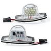 HOFFCAR KIT LUCI TARGA A LED 2 PEZZI COMPATIBILE CON Honda CR-V | Tipo RE/RM | Anno di costruzione 2006-2018 | VETRO TRASPARENTE| LED 6000K EFFETTO XENON | CAN-BUS, PLUG AND PLAY