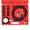 Yuhtech Tester di Compressione, Set per Testare la Pressione della Benzina dell'Auto, Motori Manometri Compressione, Benzina Motore a Gas Cilindro Compressione Tester Kit 0-10 Bar