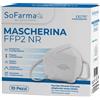 SOFARMAPIU' Sofarma+ Mascherina FFP2 Bianca 10 pezzi