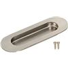 KOTARBAU® Maniglia a conchiglia in acciaio inox, 120 x 40 x 9 mm, ovale, per porta scorrevole
