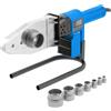 Högert Technik Saldatrice per tubi di plastica 850 W, collegamenti durevoli, ideale per impianti idraulici e pneumatici, ad alte prestazioni, facile da usare, tubo PE PP PB PVDF, regolabile Ø16-63 mm
