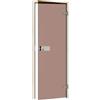 Saunainter Sportello per sauna CLASSIC 70 x 190 cm, con chiusura magnetica, vetro temperato ESG di alta qualità, telaio in legno massiccio, regolabile DIN a sinistra/destra (bronzo)