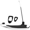EasyByMall Maniglia anteriore destra, compatibile con Mini per Cooper R50 R52 R53 R55 R56 R57 R58 R59 2002-2015, plug-and-play, argento