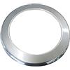 MBM Rosone tondo canna fumaria stufa caldaia pellet acciaio inox D. 250 mm.