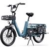 ONESPORT OT01 Bicicletta elettrica cargo Longtail con motore da 650W e