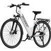 ONESPORT OT12 Bicicletta elettrica urbana da 27,5", batteria da 36 V 1