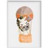 Fijalo Immagine Crochetts Bunt 33 x 43 x 2 cm Zebra