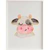 Crochetts Immagine Crochetts Colorato Legno MDF 33 x 43 x 2 cm Mucca