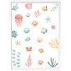 Crochetts Immagine per bambini con animali marini LMN-86-C